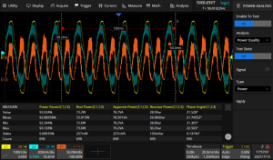 Power Analyse SDS2000X Plus Oszilloskop