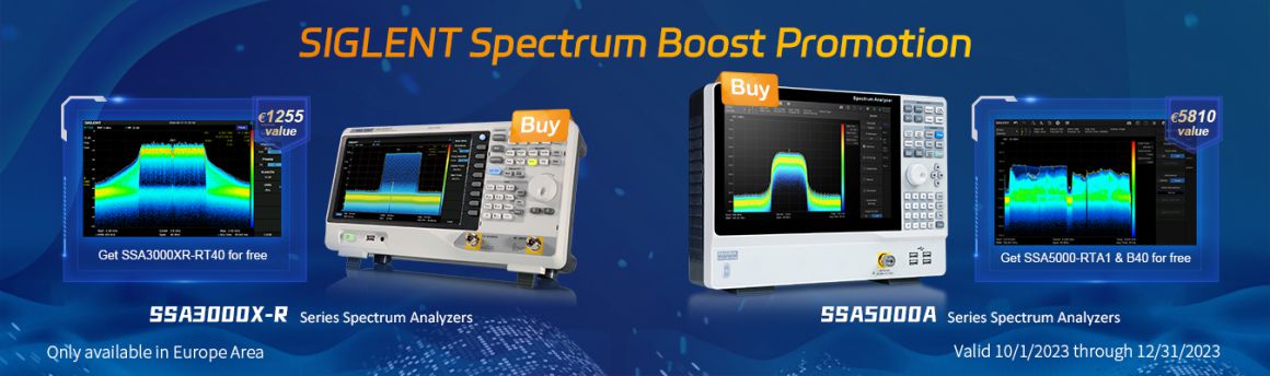 SIGLENT Spectrum Boost Promotion 2023